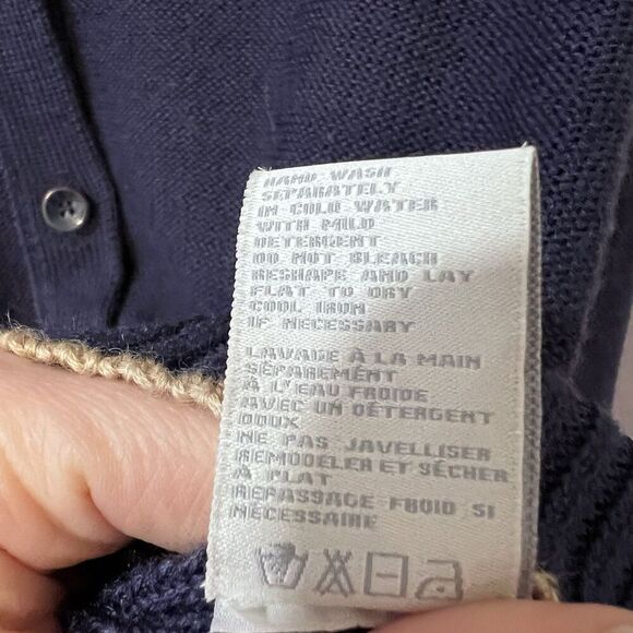 April Cornell Cardigan Sweater Women XS Cottage Embroidered Wool Blend Cute - Picture 10 of 12